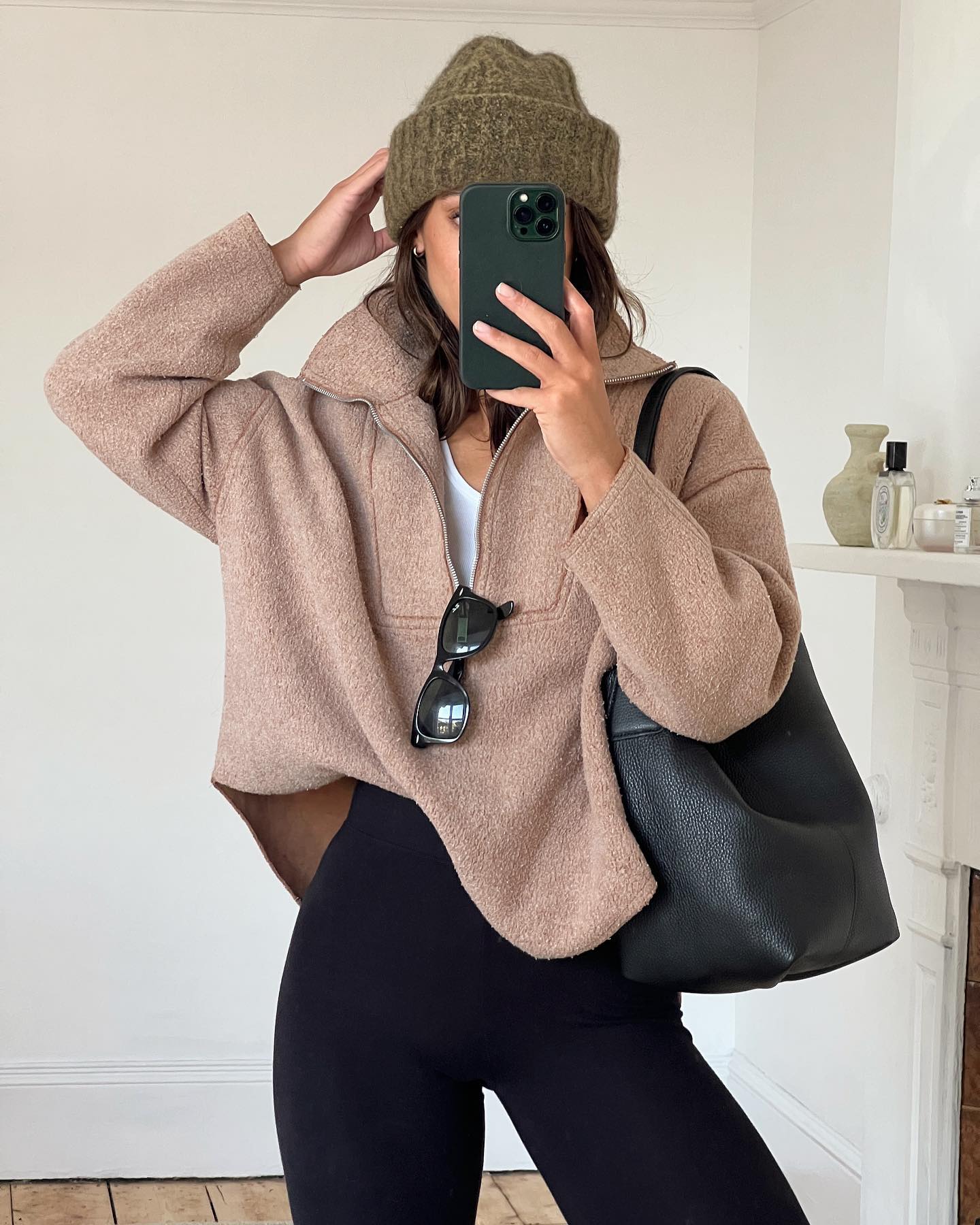 quarter zip pulover