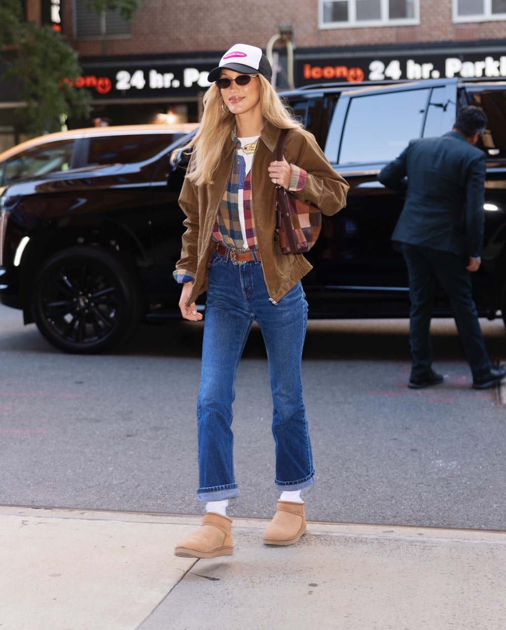 Bella Hadid jesenski outfit