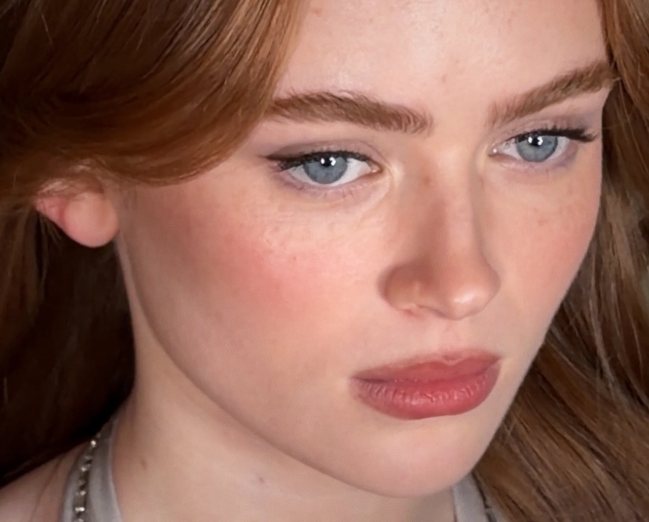 blurred lips