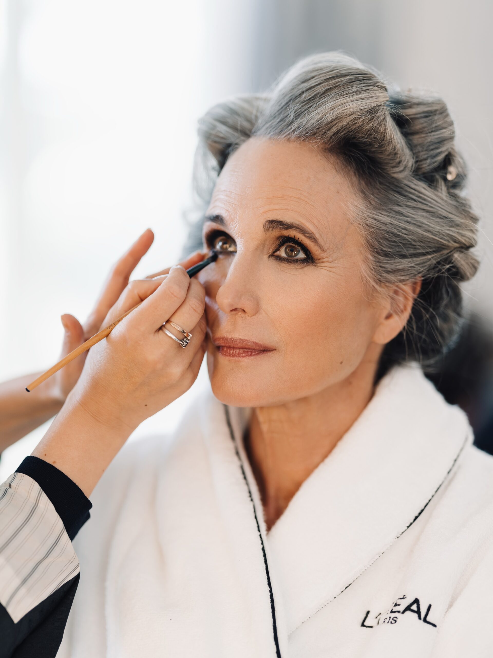 Andie MacDowell make-up